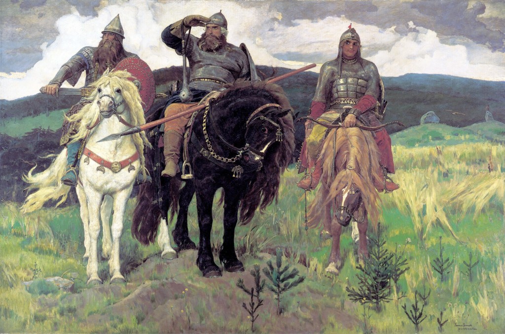 Bogatyrs (1898) by Viktor Vasnetsov