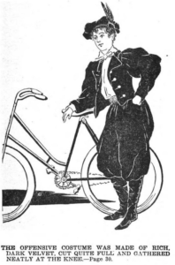 illustration from A Study in Bloomers: Or, The Model New Woman